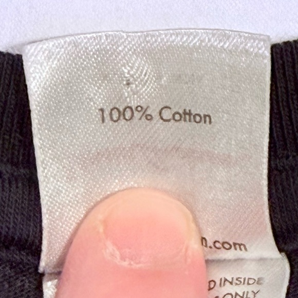 Hanna Andersson Long Sleeve T-Shirt Dress Girls 8 130cm Black Confetti Polka Dot - Picture 4 of 5